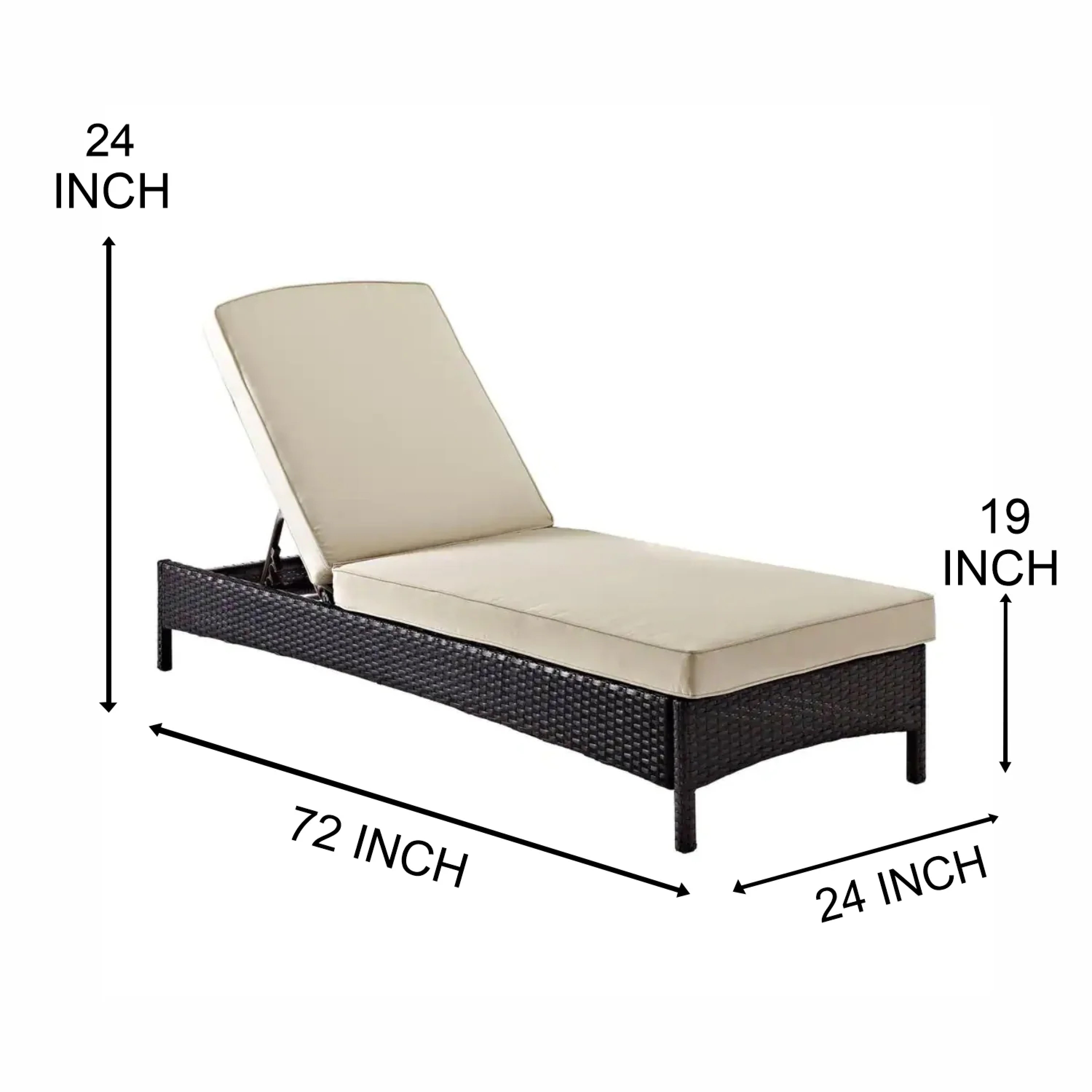 VENY OUTDOOR SWIMMING POOLSIDE LOUNGER