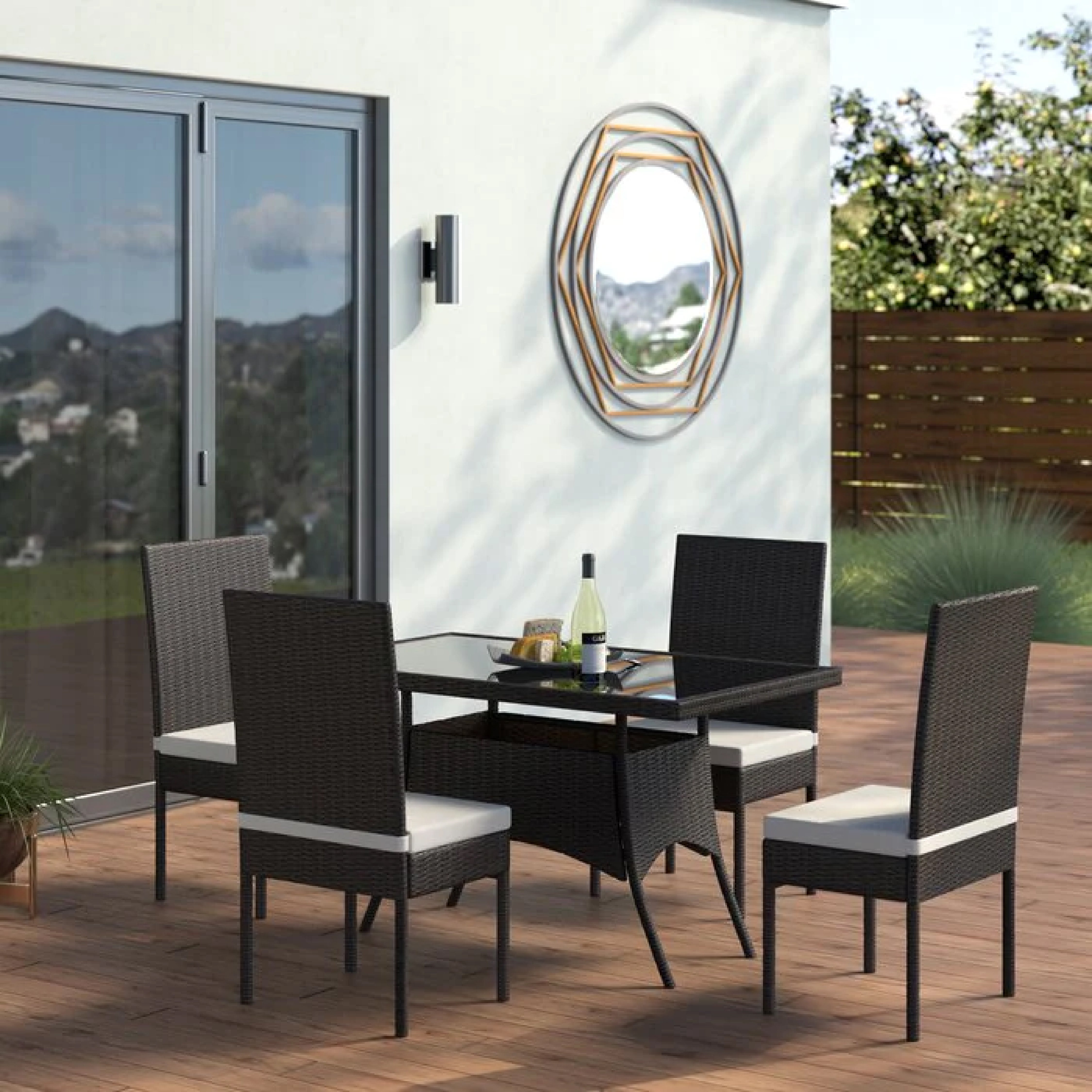 BONUCCI OUTDOOR PATIO DINING SET