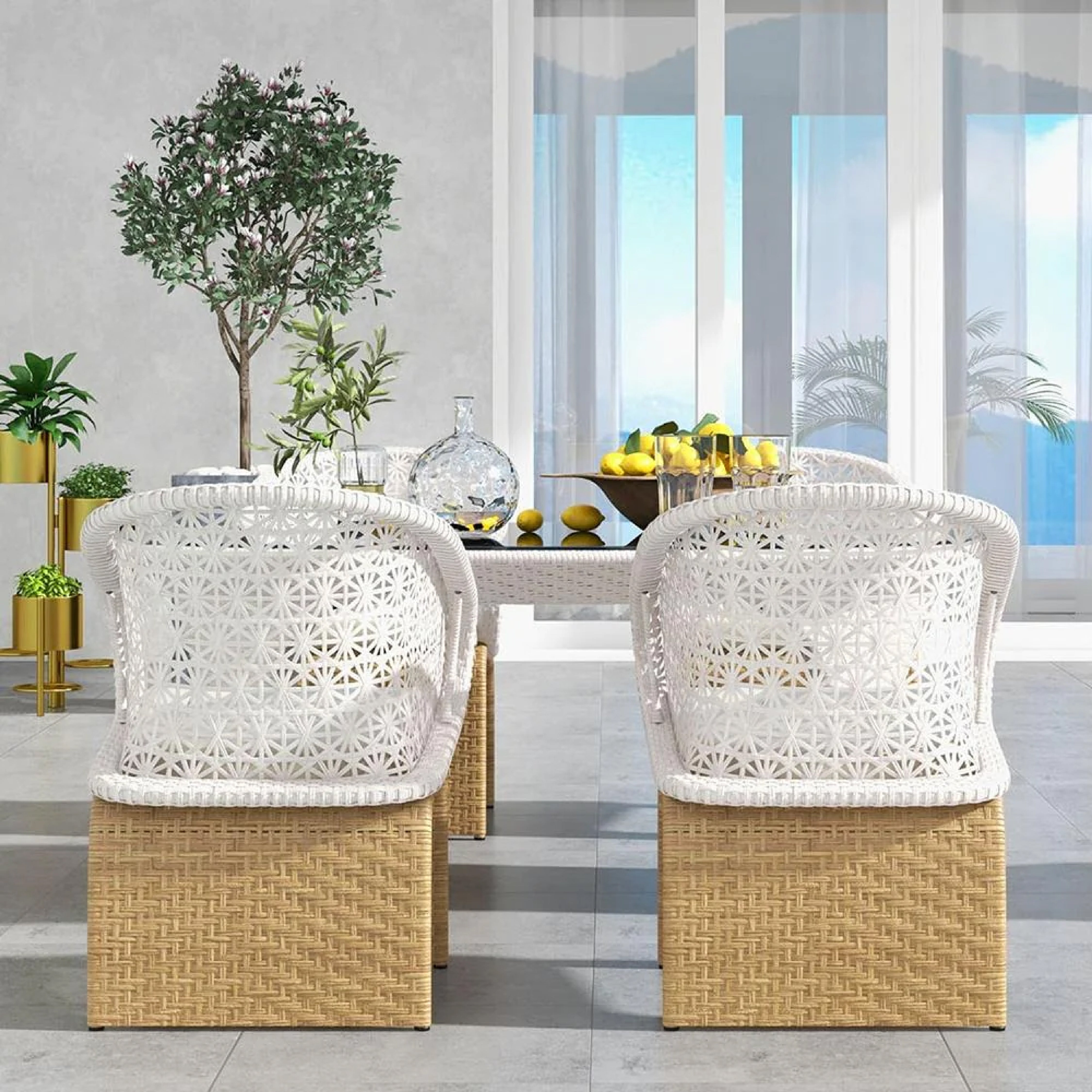 HOMELA OUTDOOR PATIO SEATING SET