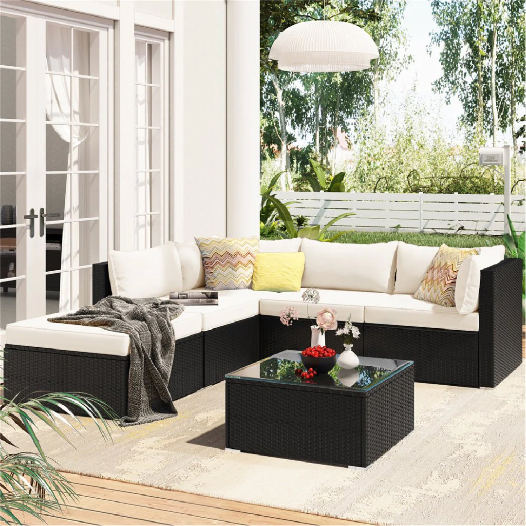 OLLIE OUTDOOR PATIO SOFA SET